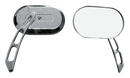 Hd Style Oval Mirror Pair Chrome