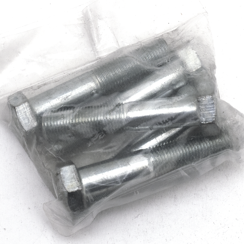 Zinc Hex Bolt 1/2 -20X2.5 Inch - Pack Of 5