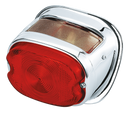 Taillight H-D Style 55-72 Chrome