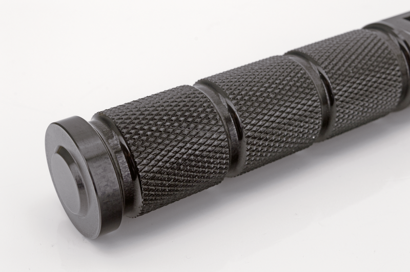 Black Knurled Rider Footpegs St18-Up