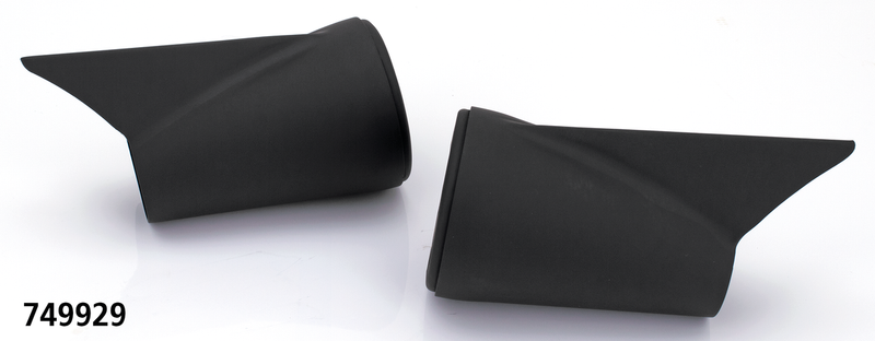 End Caps Royal 80 Finned Black
