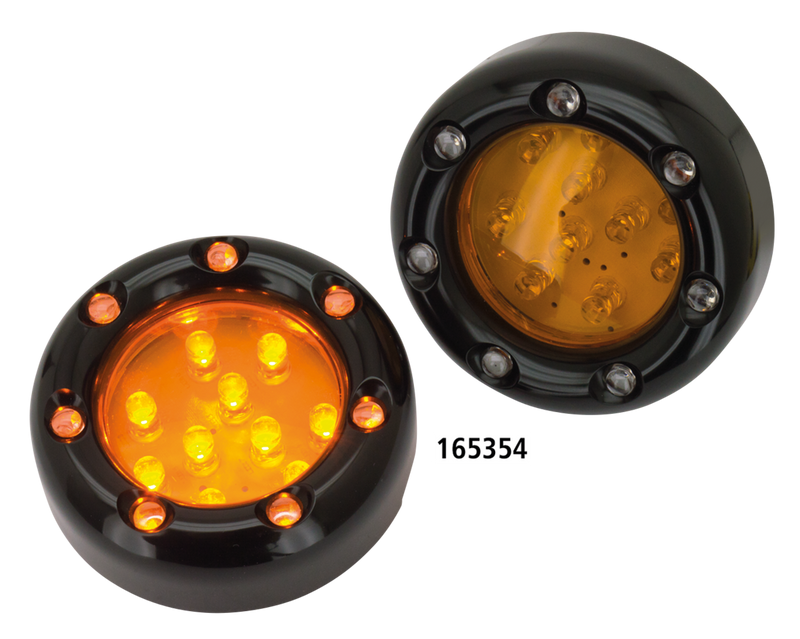 Blk Duo Led Amber Lens Deuce Light