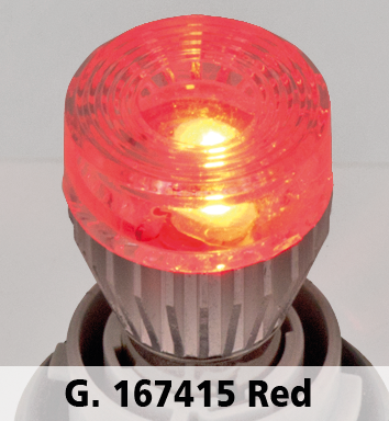 Single Cpr-1 Led Bulb Red Ba15S