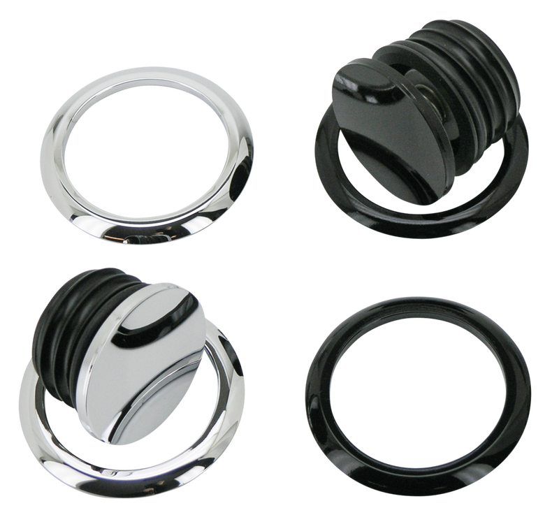 Flush-Mount Fuel Caps Chr Flush Mnt Gas Cap XL98-E18 3.3G