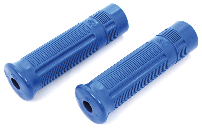 Beck Style Grips For 1915-1948 Harley & 1936-1952 Indian Beck Plastic Grip Set Blue Hd15-48