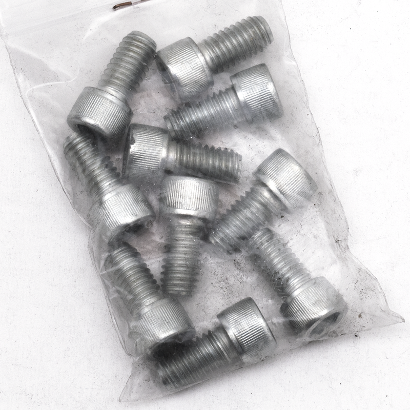 10Pck Allen Bolt 3/8-16X3/4 Inch Unc Zinc