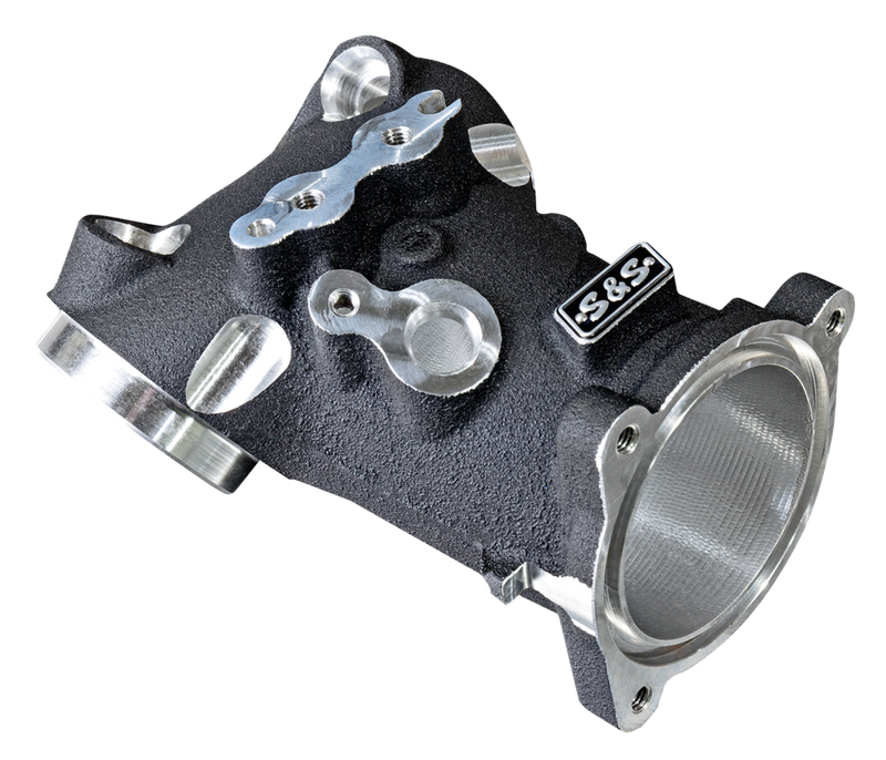 55Mm Cnc Ported Black Manifold Me17-Up