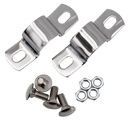 Early Big Twin Style Oil Tanks U-Clamps Oil Tank Mount Chrome Bt36-57