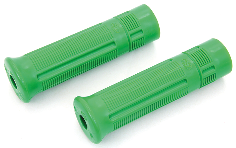 Beck Style Grips For 1915-1948 Harley & 1936-1952 Indian Beck Plastic Grip Set Green Hd15-48