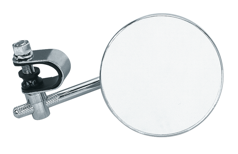 Mirror Universal 4 Inch With 4 Inch Stem Chrome