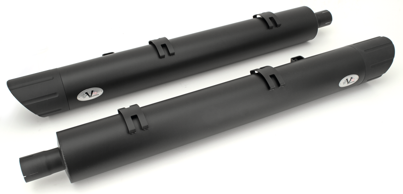 Twin Chrome Muffler Set D. 100Mm Banger Chief