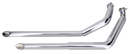 Radii Drag Pipes For Electric Start Fx Shovelhead Chr Radii Drag Pipes Fxe71-84 Slash Cut