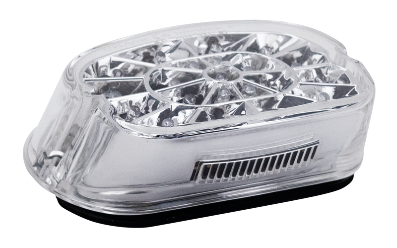 Clear Lens Webbed Taillight Bottom