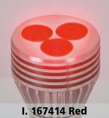 Single Fm-3 Led Bulb Red Ba15S