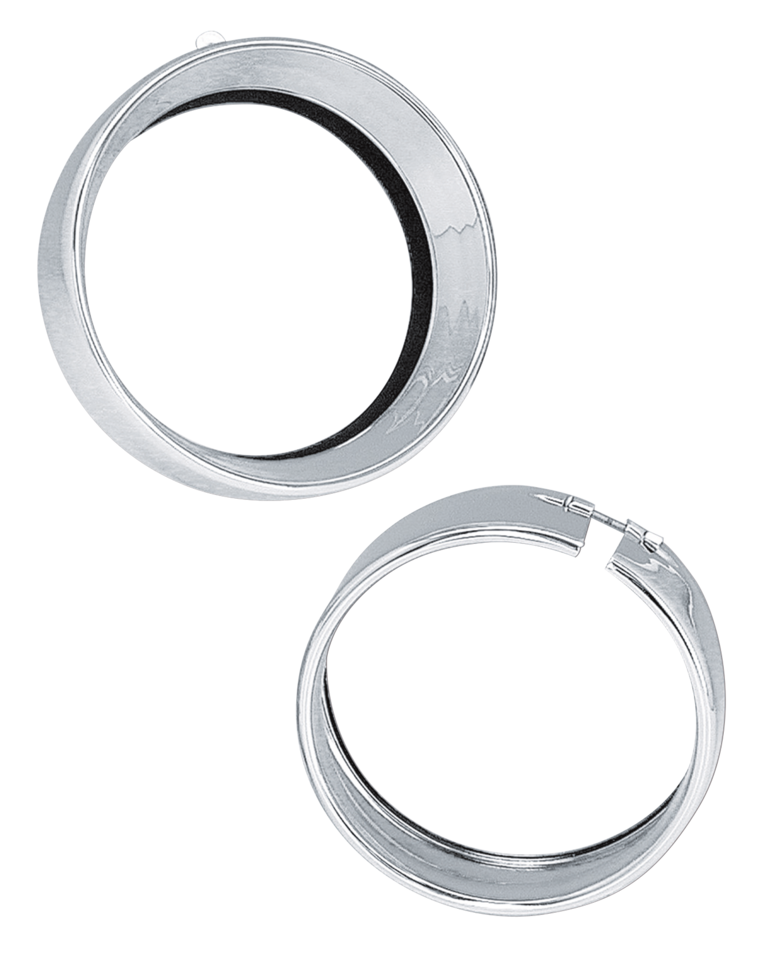 5.75 Inch Headlight Trim Ring Chrome