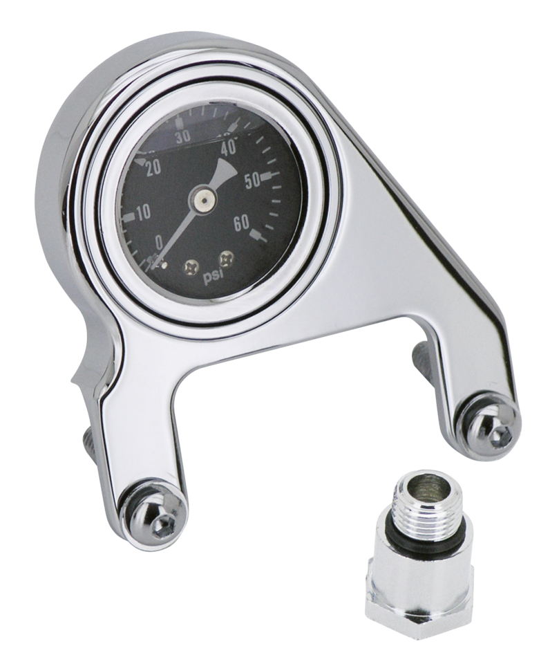 Blk Oil Pressure Gauge Kit XL86-Up