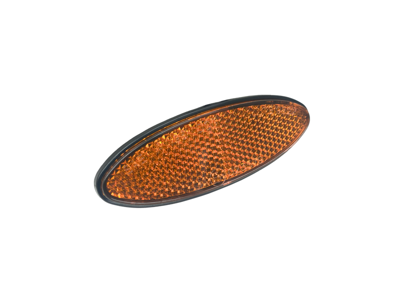 Elliptical Amber Reflector E-Approved