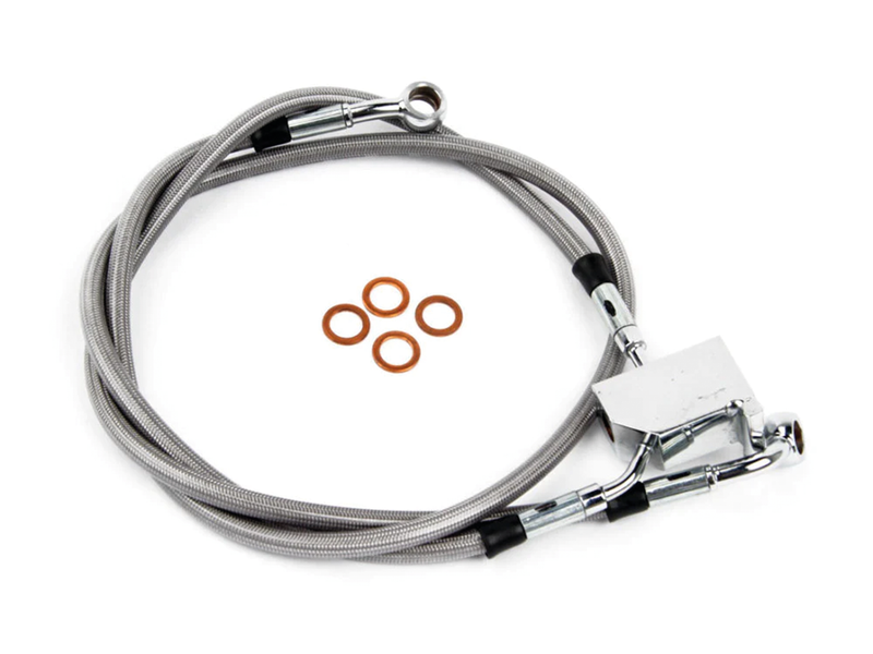 3 Inch Forward Control Re-Locators For Softail Repl. Brake Line 3 Inch Ext. Kit Fxst00-06