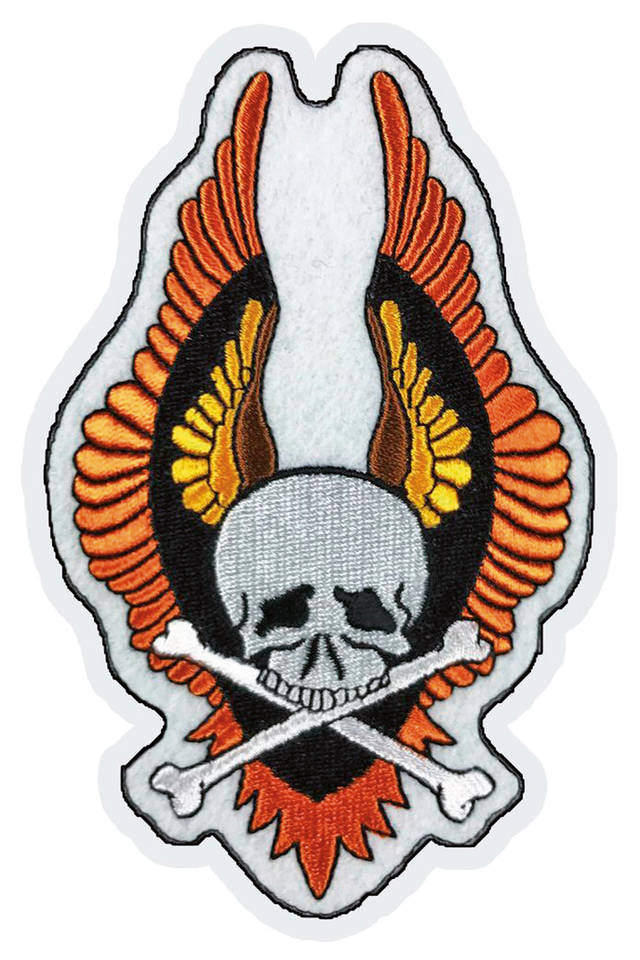 Wing Skull Vintage Series Patch 4In X 5 Inch