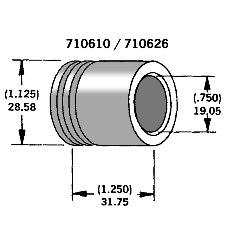 Axle Spacer Zinc Plated