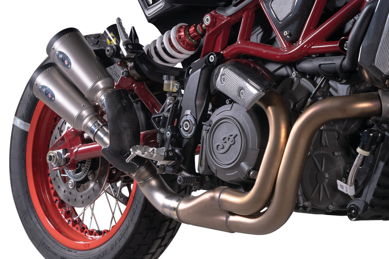 Twin Titanium Muffler Set Thunder FTR19-Up