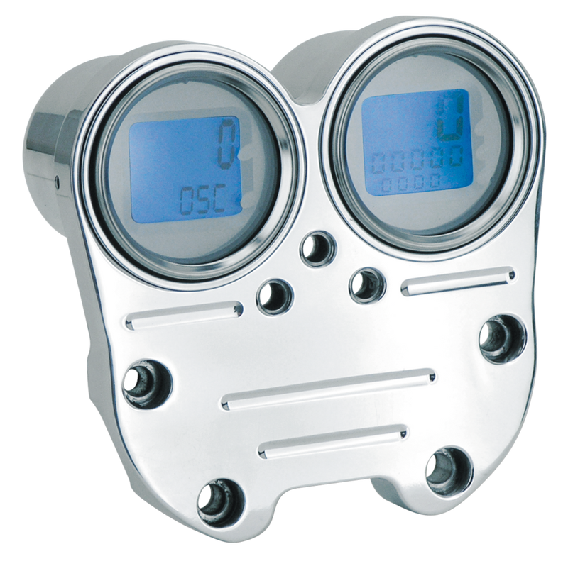 Speedo/Tacho Straight Chrome