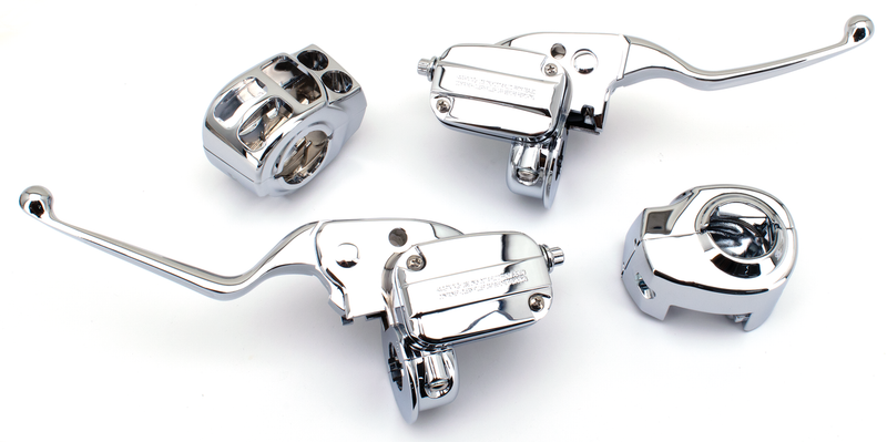 Chrome Handlebar Controls FLH/T14-Up