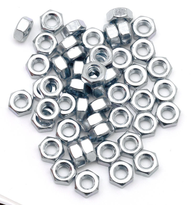 Zinc Nut 1/4-20 UNC - Pack Of 50