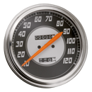 V-Twin Speedometers For Flathead Servi-Car & Big Twin Replica Speedo Black Face 2:1 Ratio Orng