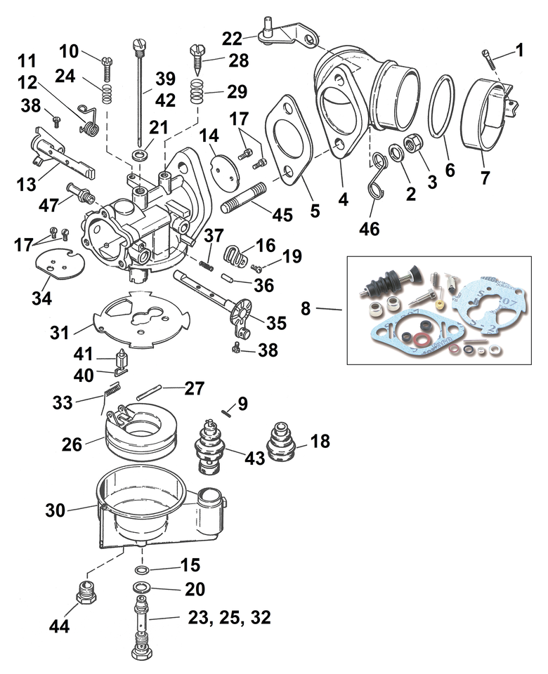 Bendix Carburetor Parts Bendix Float Bowl