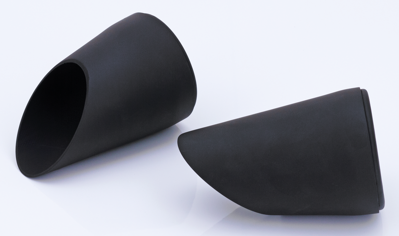 End Caps Royal 80 Tapered Slash Black