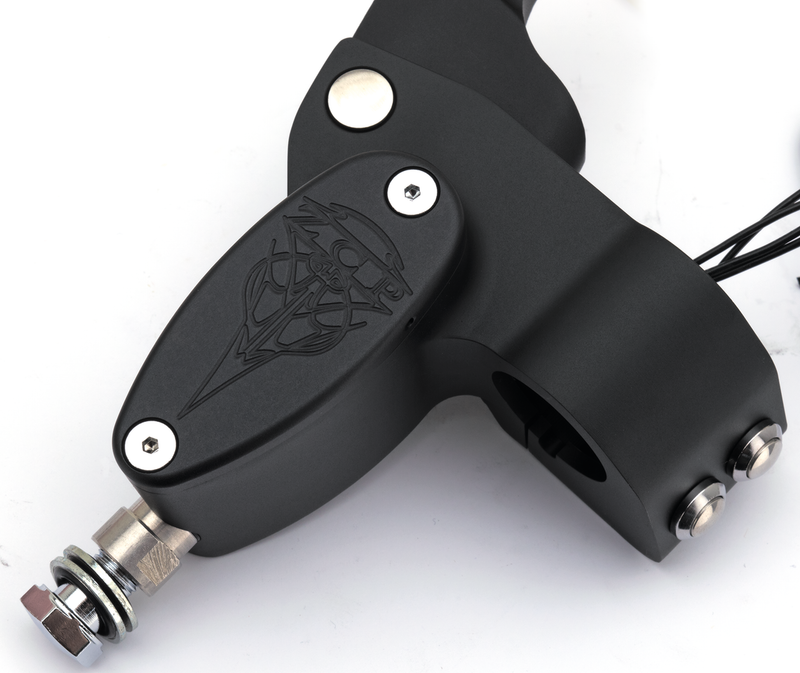 Black Billet H/B Contr W/Cl Cable