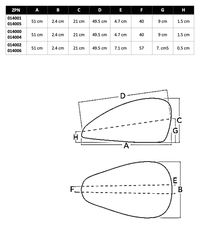 Slim Legacy Gastank XL04-06 R/H Screw