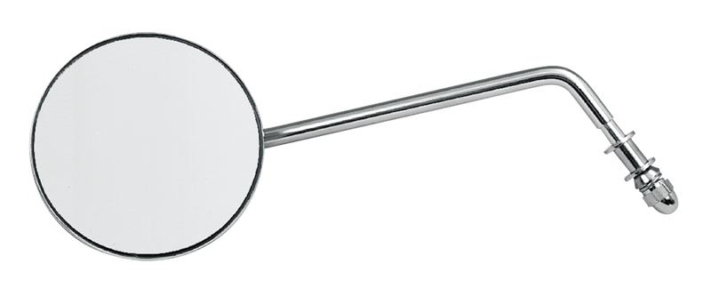 Long-Stem Late-Style Round Mirror Left