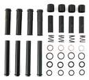 Black Pushrod Cover Kits Pushrod Cover Kit Black Tc99-17