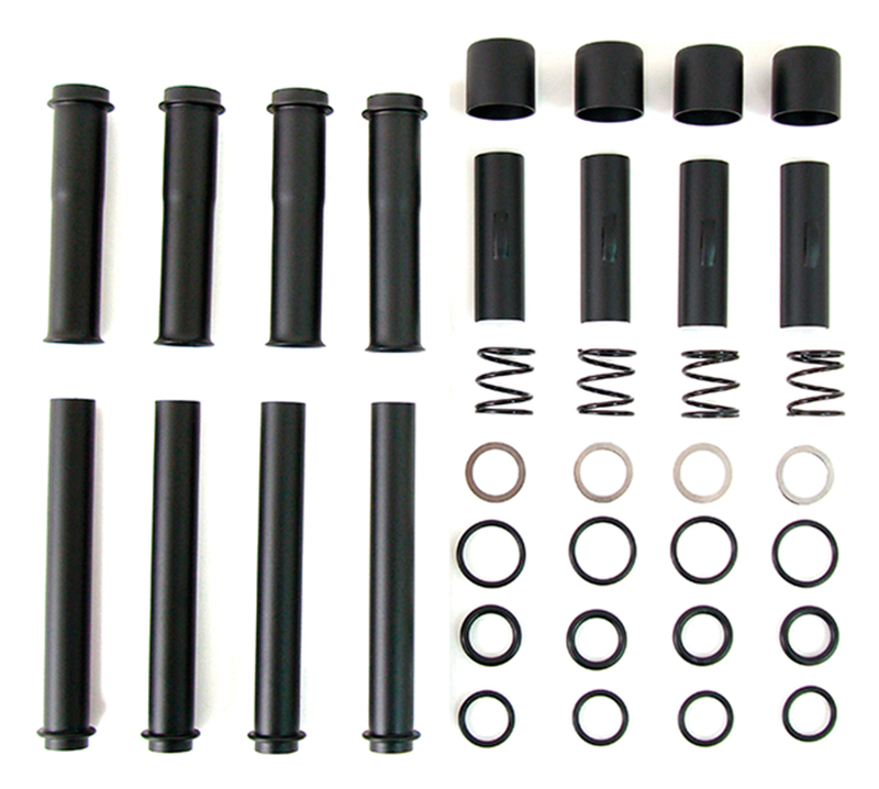 Black Pushrod Cover Kits Pushrod Cover Kit Black Tc99-17