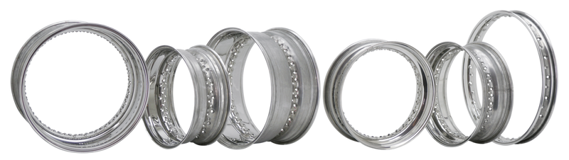 Stainless Steel Rim 4.25 X 15/ 120 Hole