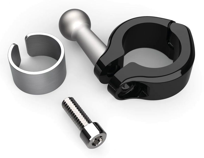 7/8 Inch-1 Inch Bar Mount Black