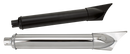 1941-1947 Style Big Twin Mufflers Chrome Replica Muffler Bt41-49