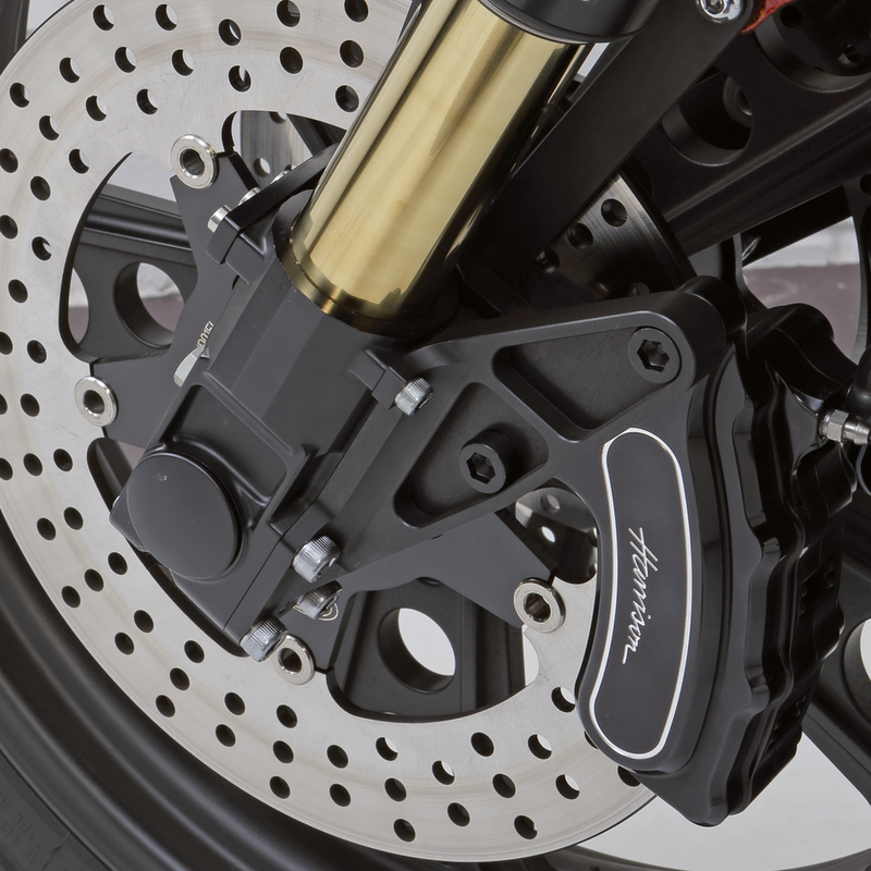 Brembo P4 30/34C LH Caliper Bracket Ohlins Black