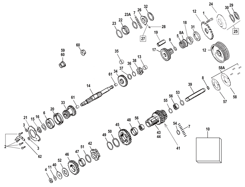Ball Bearing Housing Mainshaft BT37-79