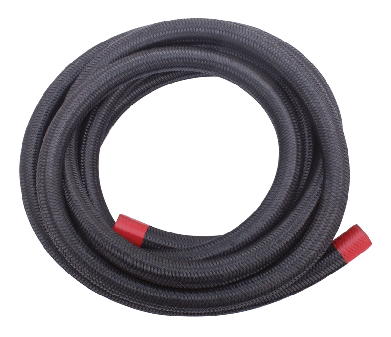 Black Braided Oil And Fuel Hose Black Nylon Braided Hose 3/8 InchX762Cm