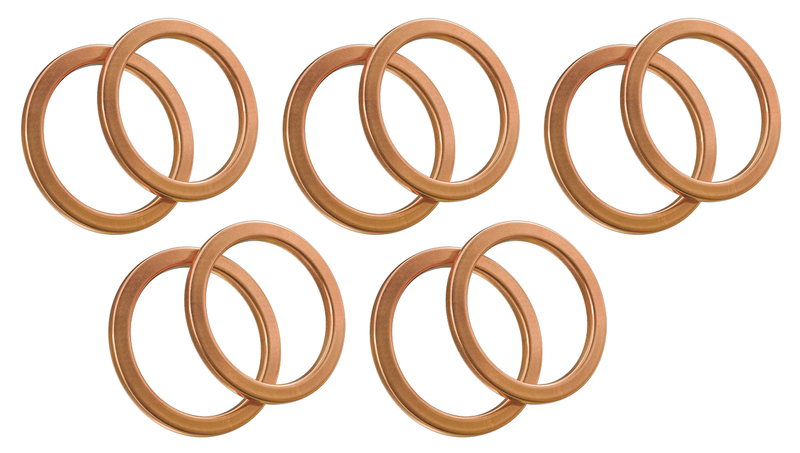 Banjo Bolt Copper Seal Washer 11 MM - Pack Of 10