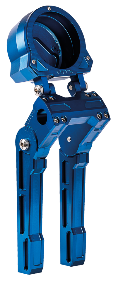 10 Inch Adjustable Risers/Gauge Blue FXLRS22-Up