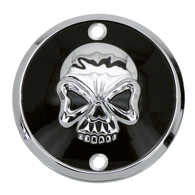 Skull Black/Chrome Points Cover Verti