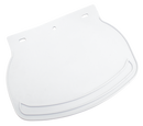 Universal Mud Flaps Rubber Mud Flap Plain White