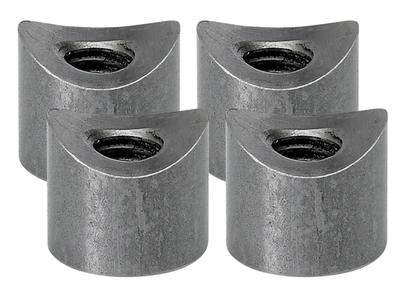 1/2 Inch Coped Bungs 3/8-16 Inch Thread Pack Of 4