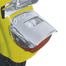 Taillight Visor Hd Chrome W/Window