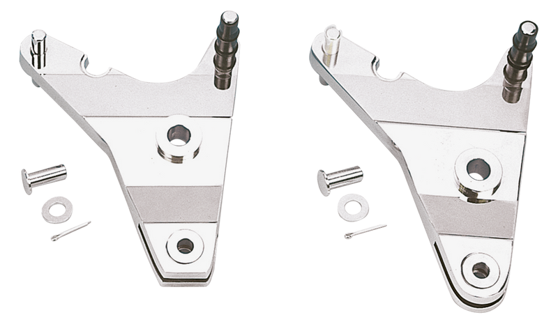 Caliper Mounting "Y" Bracket For 10" Rear Brakes Caliper Y-Bracket 10 Inch Chrome Fx/Fl73-80