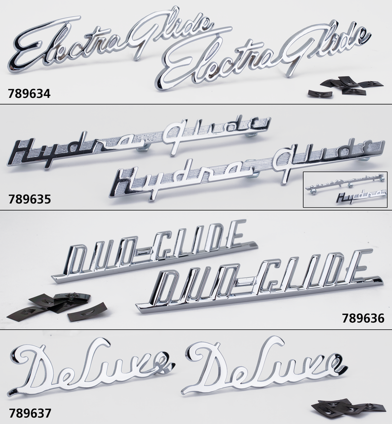 Replica Fender Emblems Electra Glide Front Fender Emblems